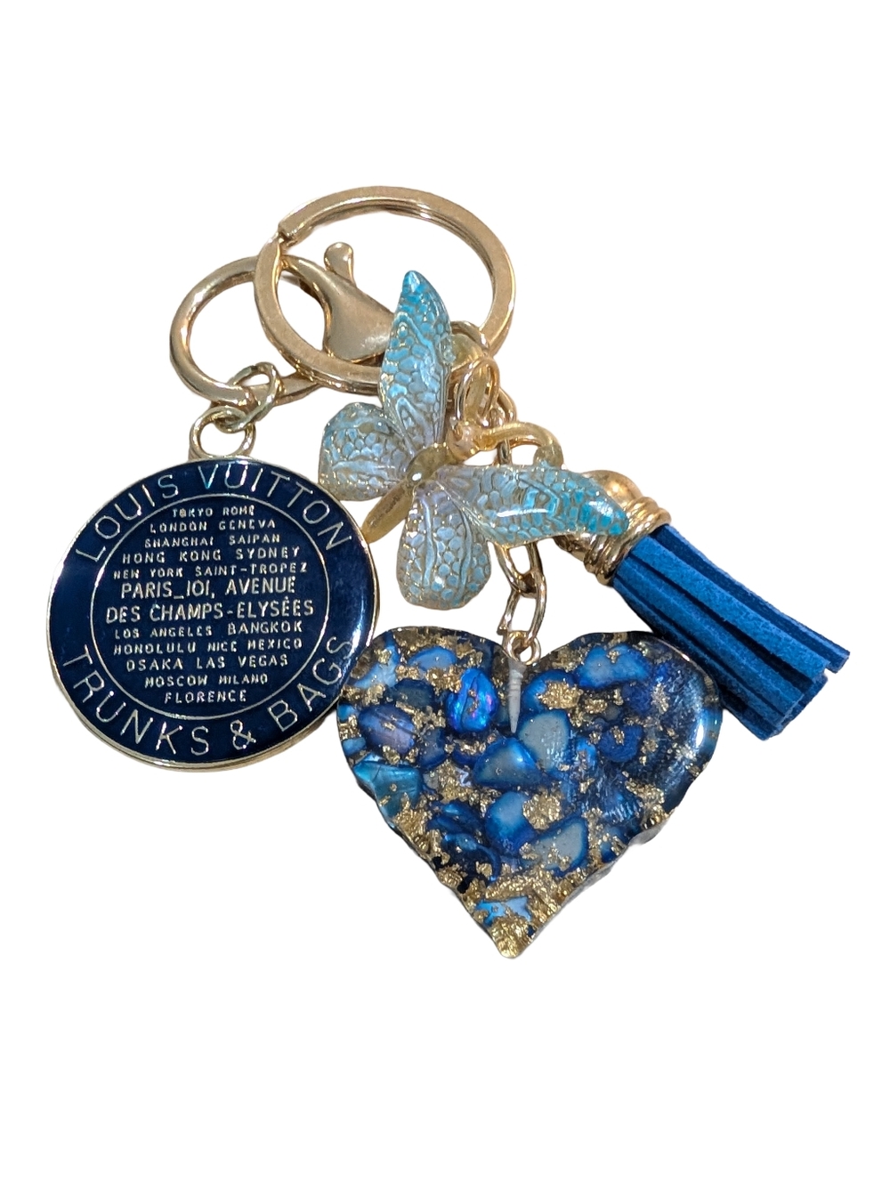 Louis Vuitton Trunks & Bags Charm, Dark Blue
